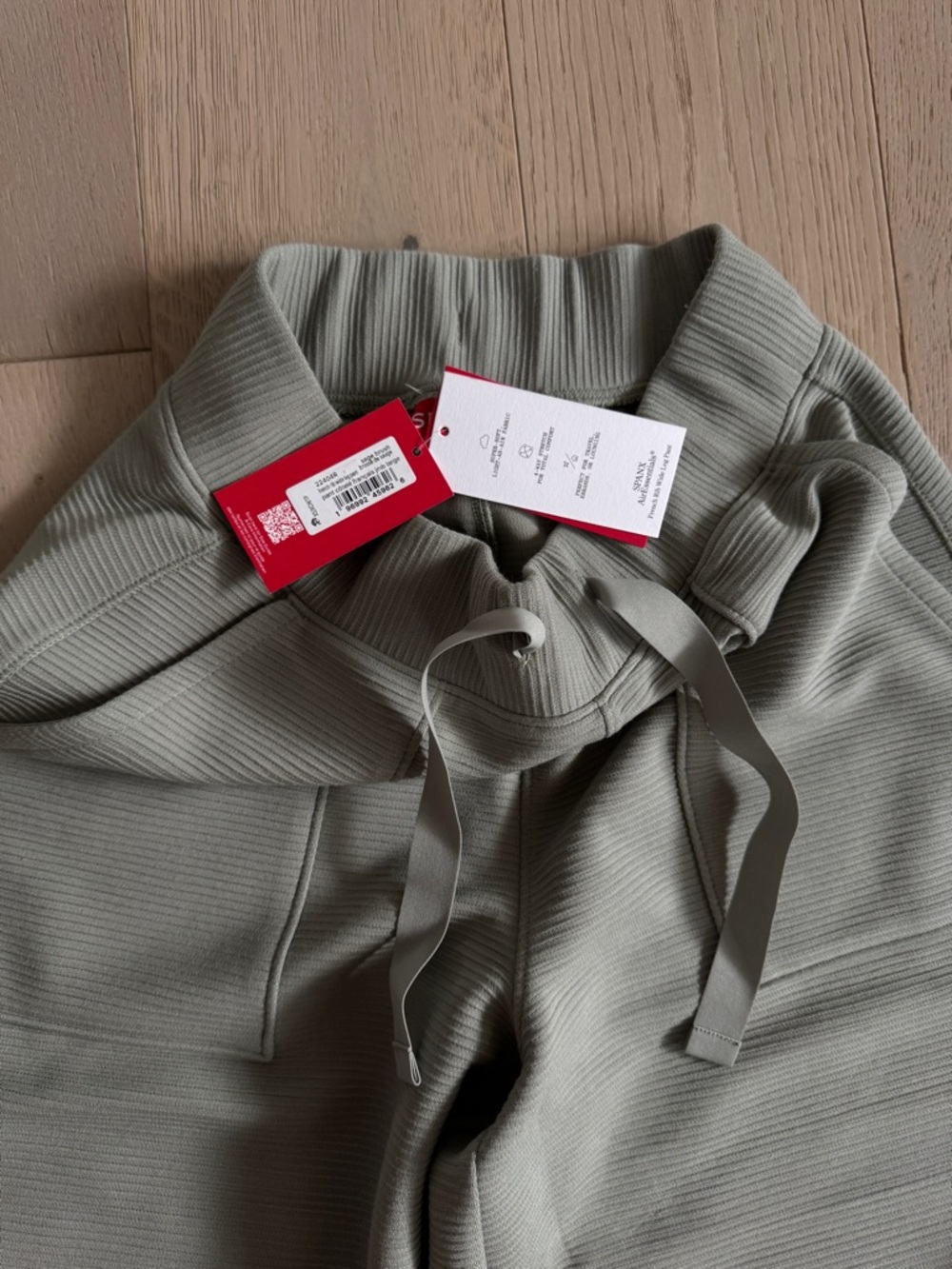 NWT SPANX AirEssentials® French Rib Wide Leg Pant - Picture 6 of 8